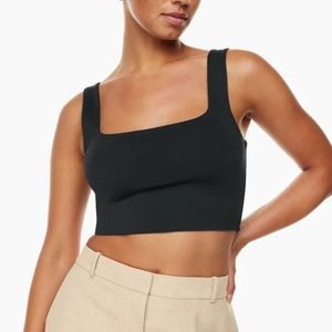Aritzia Babaton Contour Squareneck Tank in Black